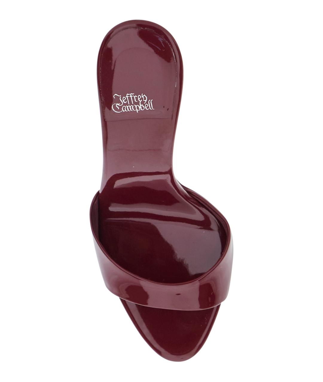 JEFFREY CAMPBELL Бордовые мюли, фото 4