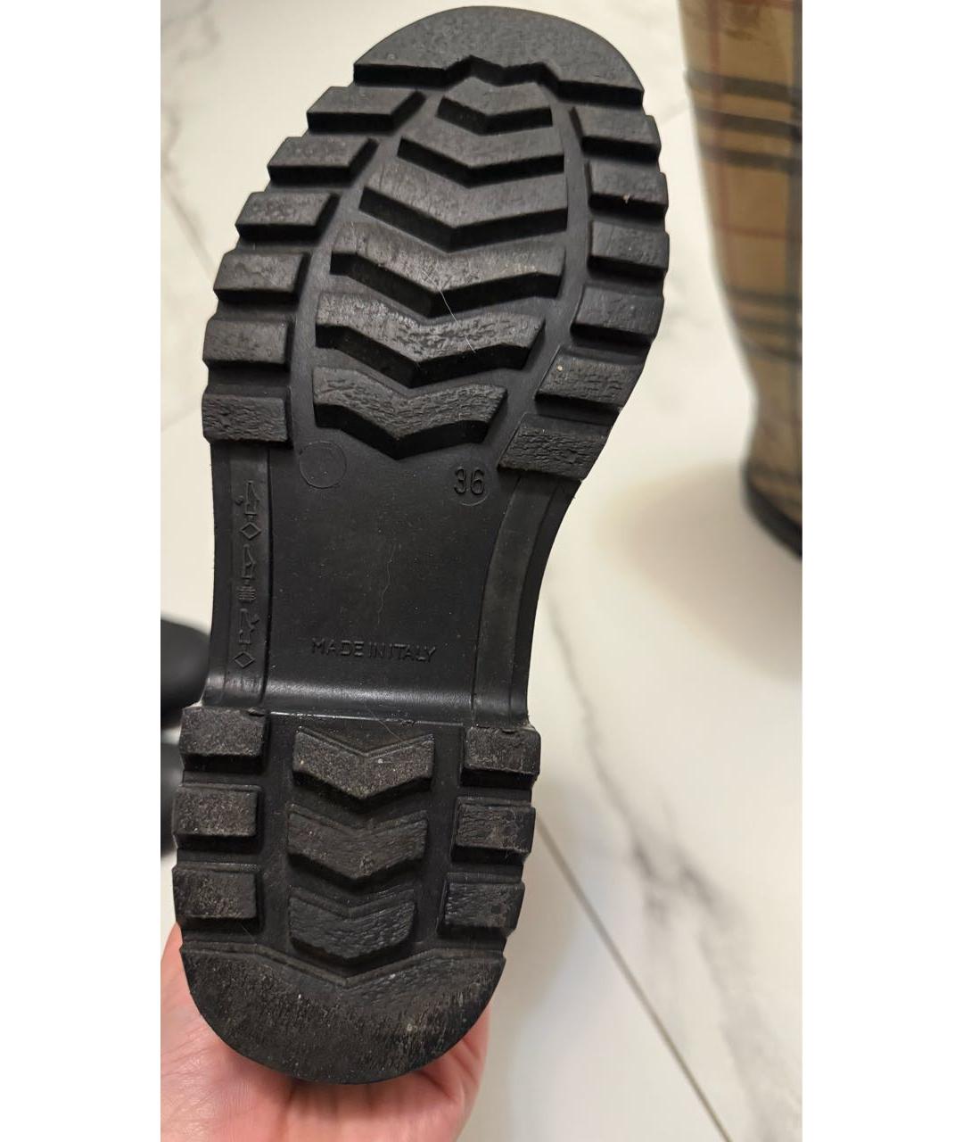 CHANEL Черные резиновые сапоги, фото 6