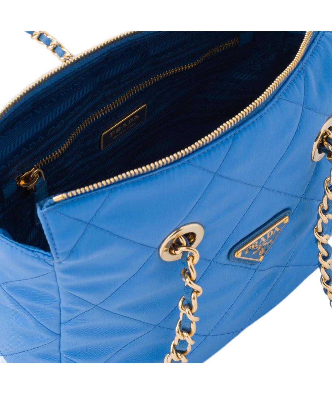 PRADA Синяя сумка через плечо, фото 5
