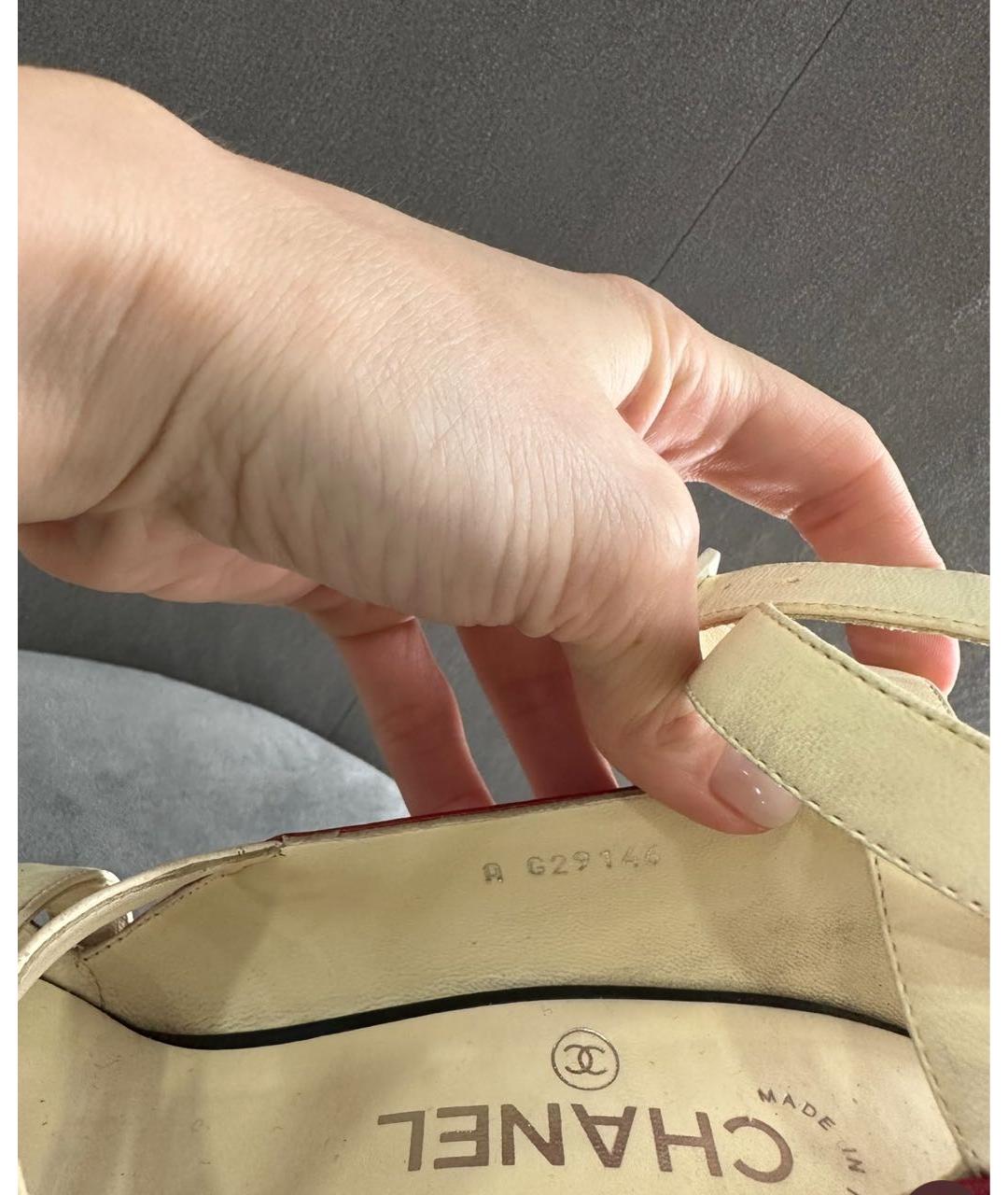 CHANEL Мульти босоножки, фото 6