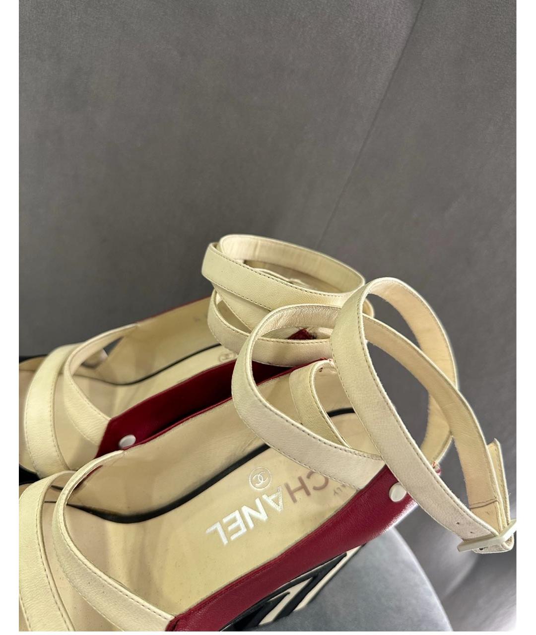 CHANEL Мульти босоножки, фото 3