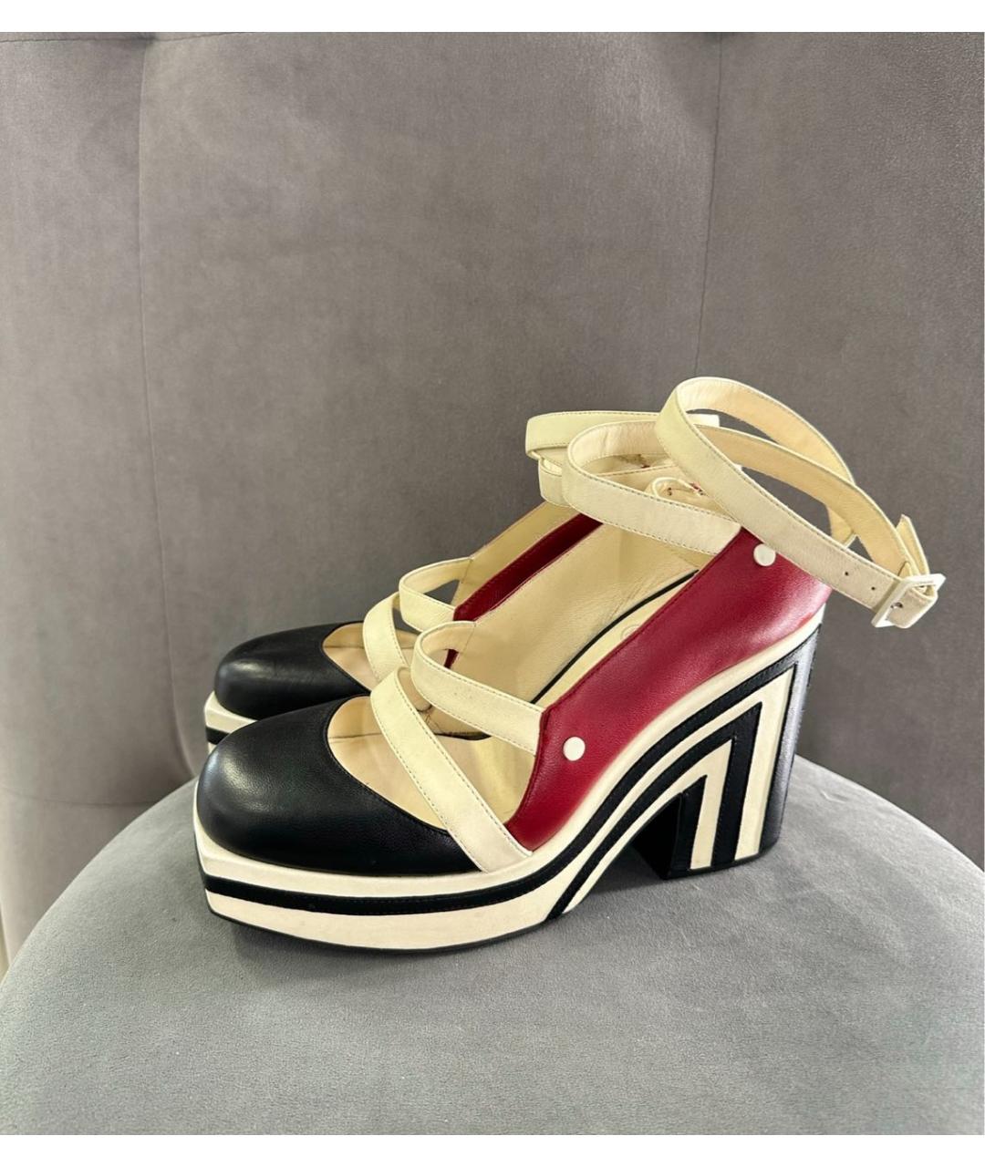 CHANEL Мульти босоножки, фото 7