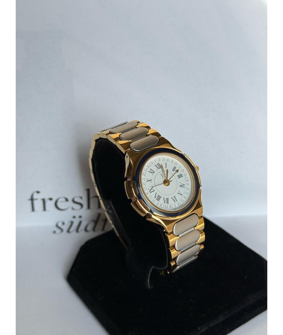 SAINT LAURENT Белые стальные часы, фото 8