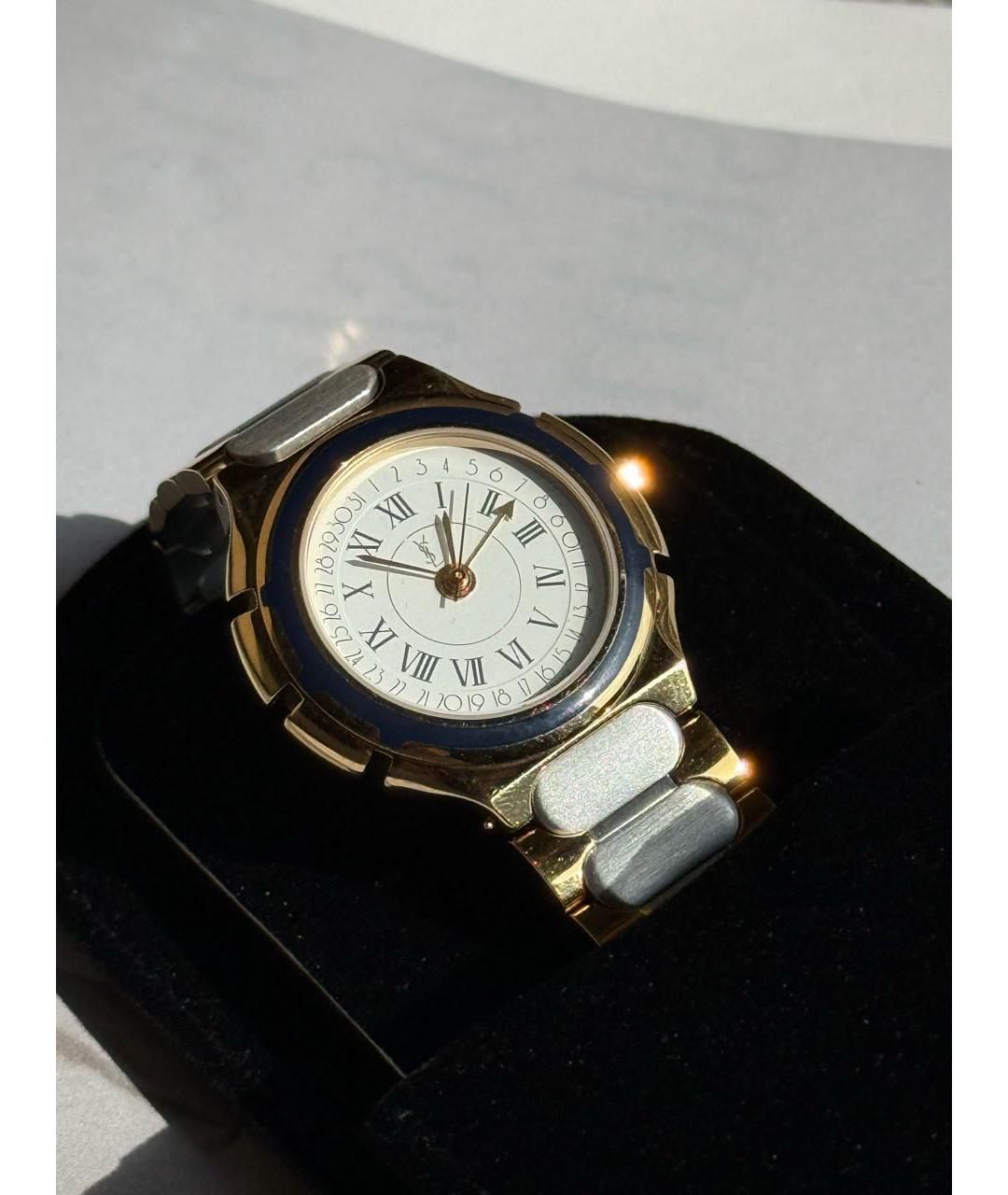 SAINT LAURENT Белые стальные часы, фото 5