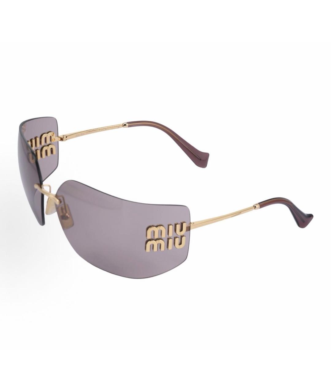 MIU MIU Пластиковые солнцезащитные очки, фото 1