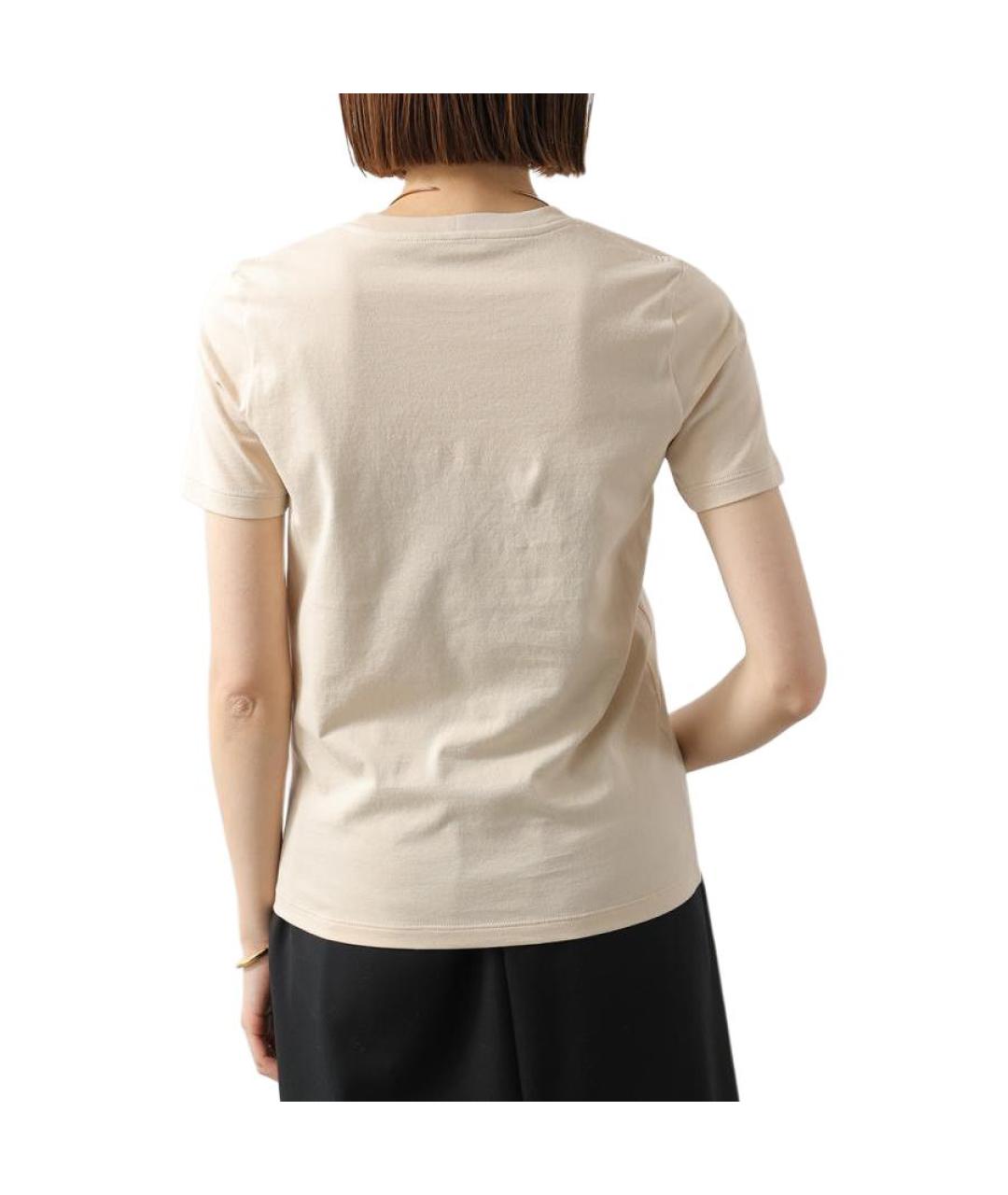 CELINE Бежевая футболка, фото 4