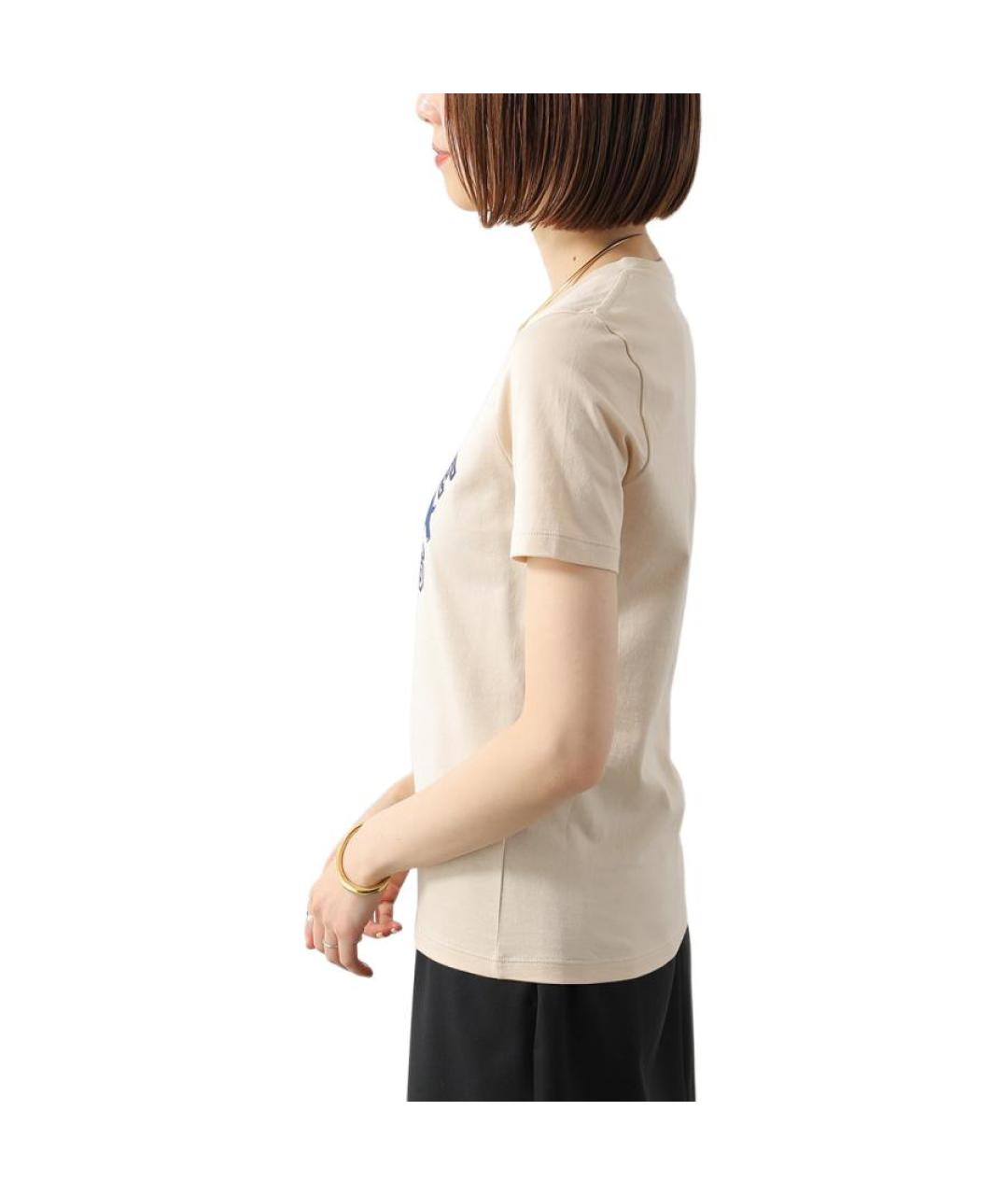 CELINE Бежевая футболка, фото 5
