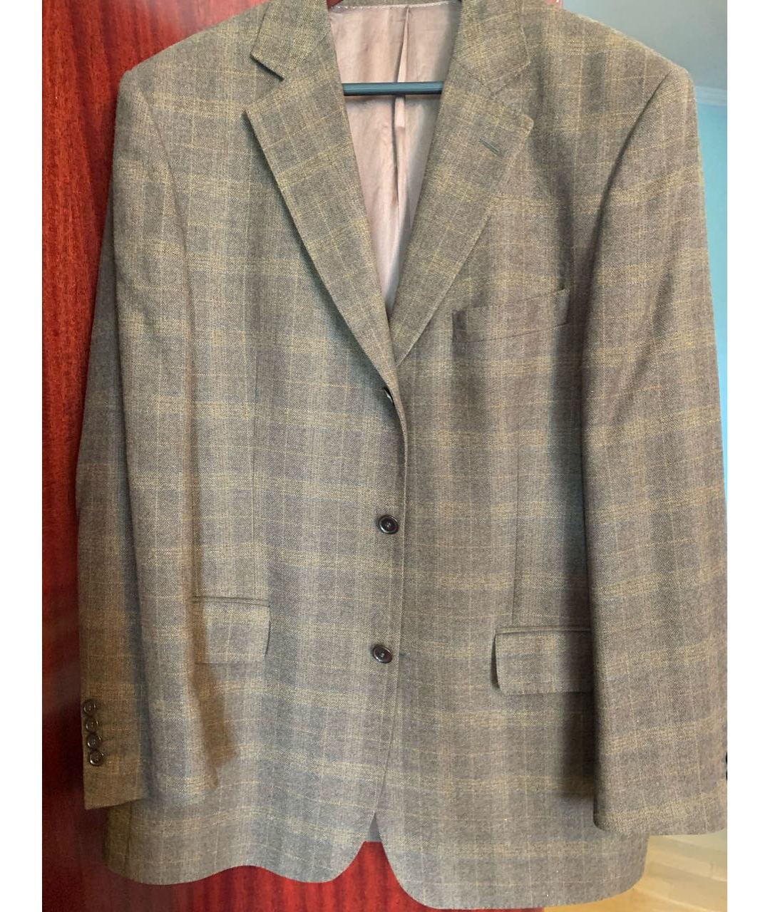 BRIONI Коричневый шерстяной пиджак, фото 5