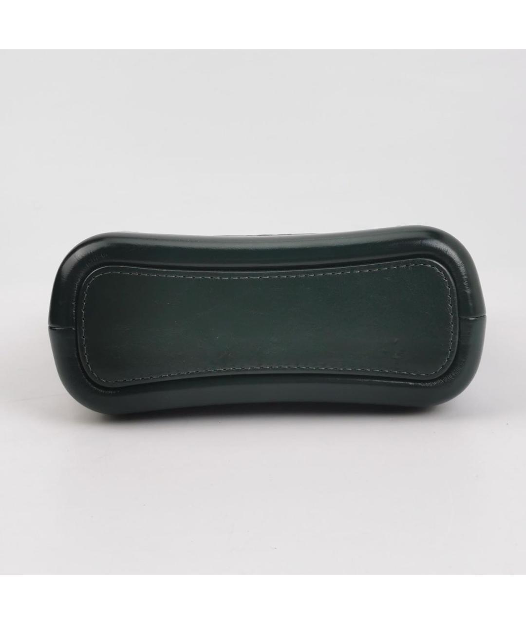 CHANEL Зеленая кожаная сумка через плечо, фото 5