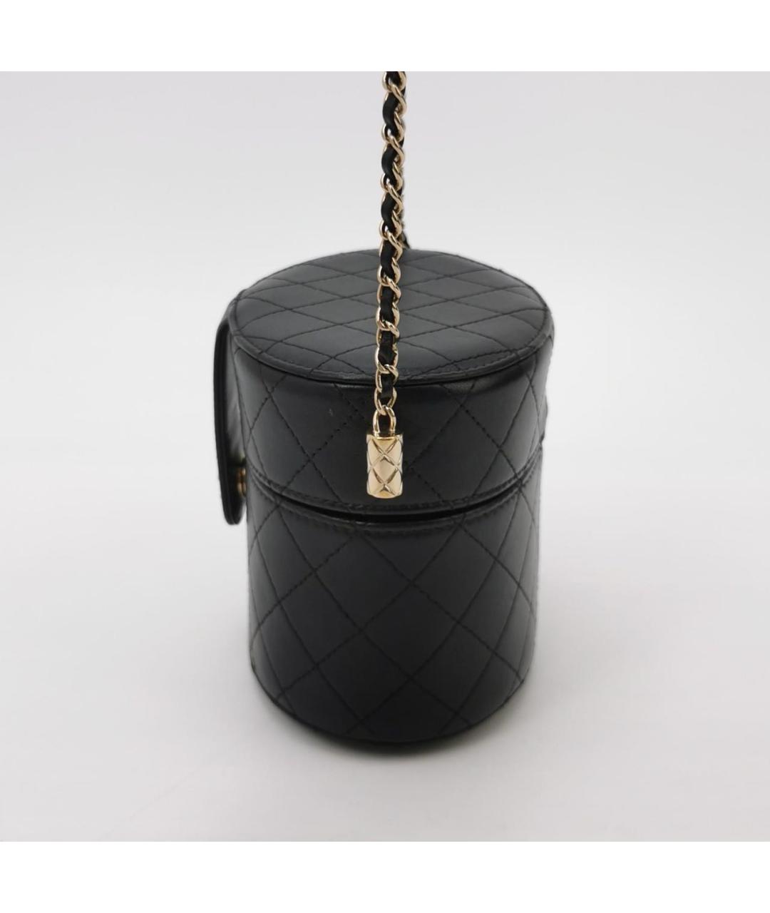 CHANEL Черная кожаная сумка через плечо, фото 2