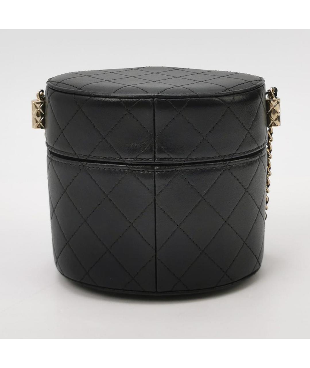 CHANEL Черная кожаная сумка через плечо, фото 4