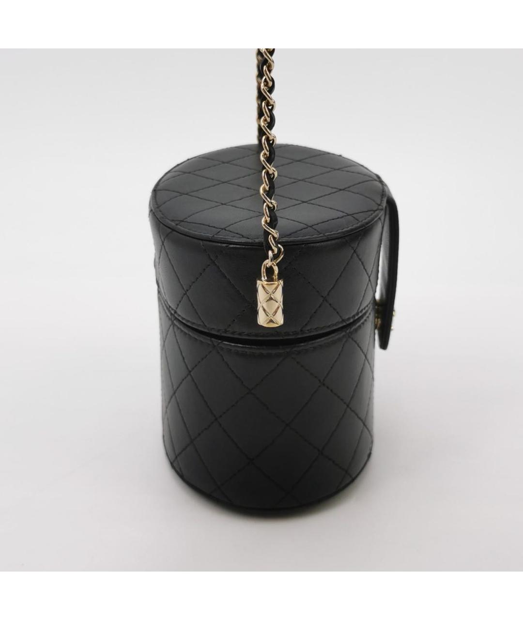 CHANEL Черная кожаная сумка через плечо, фото 3