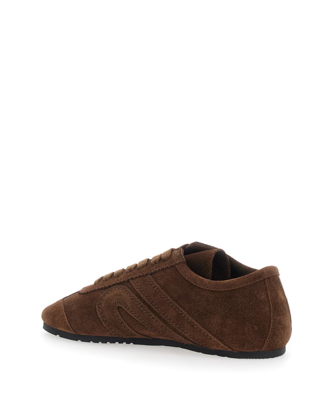 JEFFREY CAMPBELL Коричневые замшевые кроссовки, фото 3