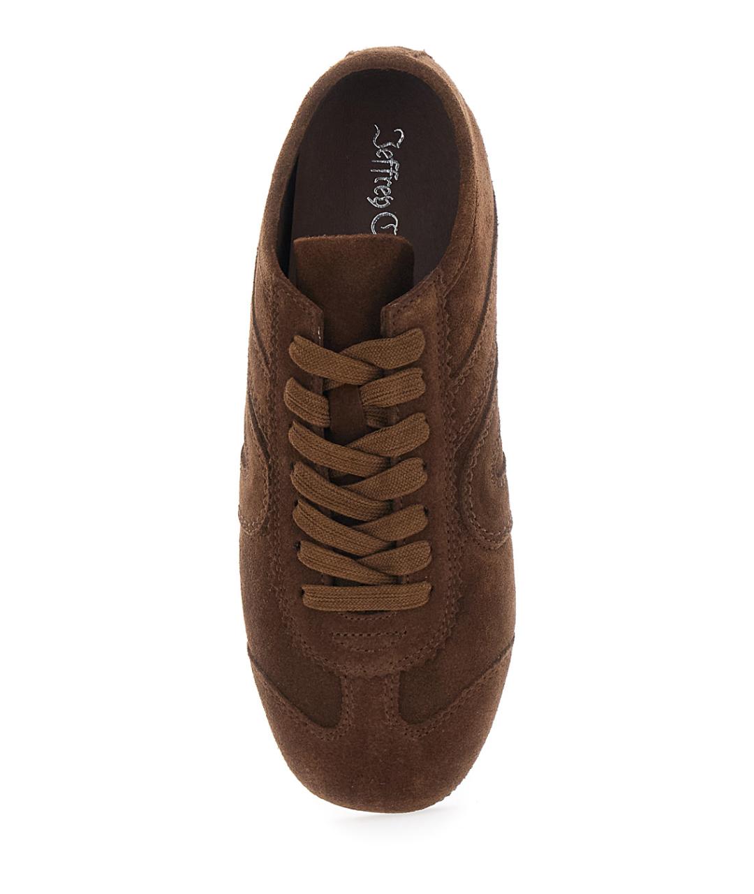 JEFFREY CAMPBELL Коричневые замшевые кроссовки, фото 4