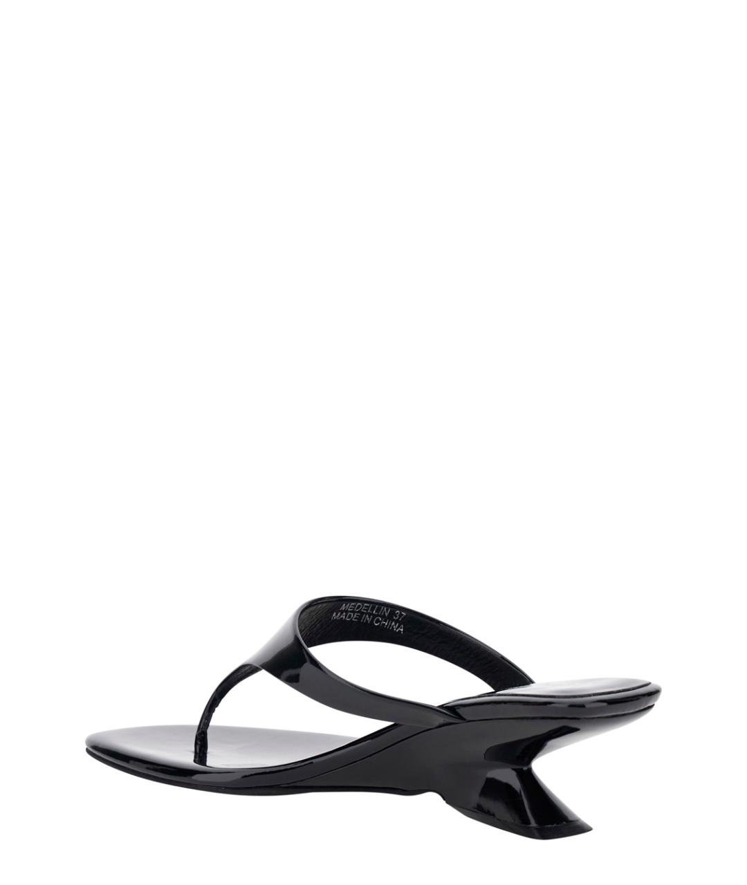 JEFFREY CAMPBELL Черные кожаные мюли, фото 3