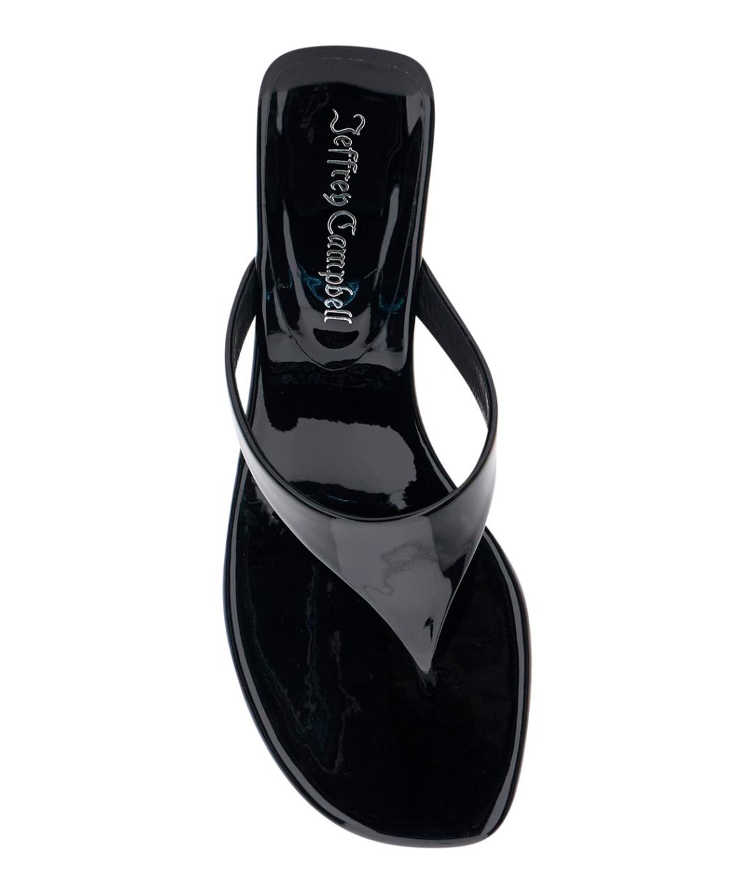 JEFFREY CAMPBELL Черные кожаные мюли, фото 4