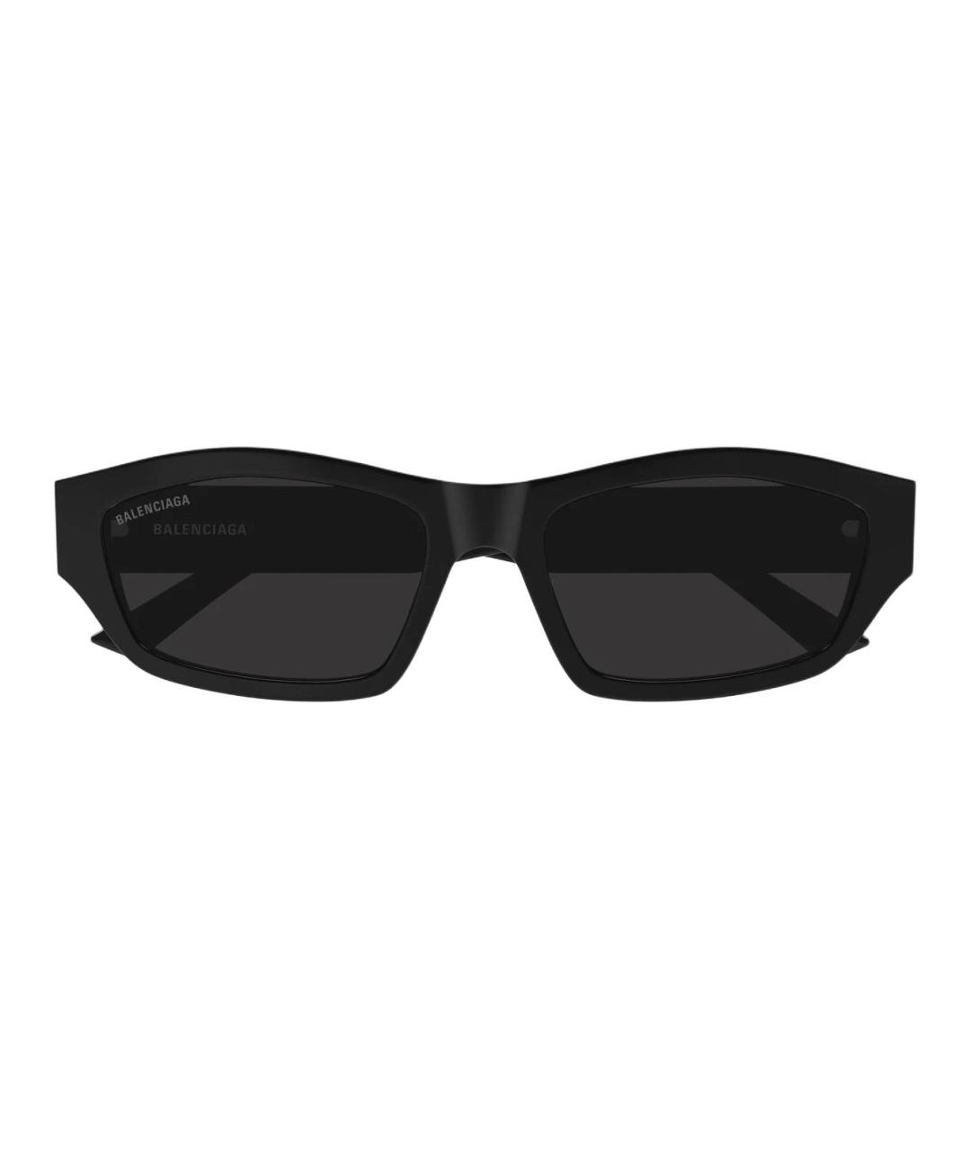 BALENCIAGA Черные пластиковые солнцезащитные очки, фото 2