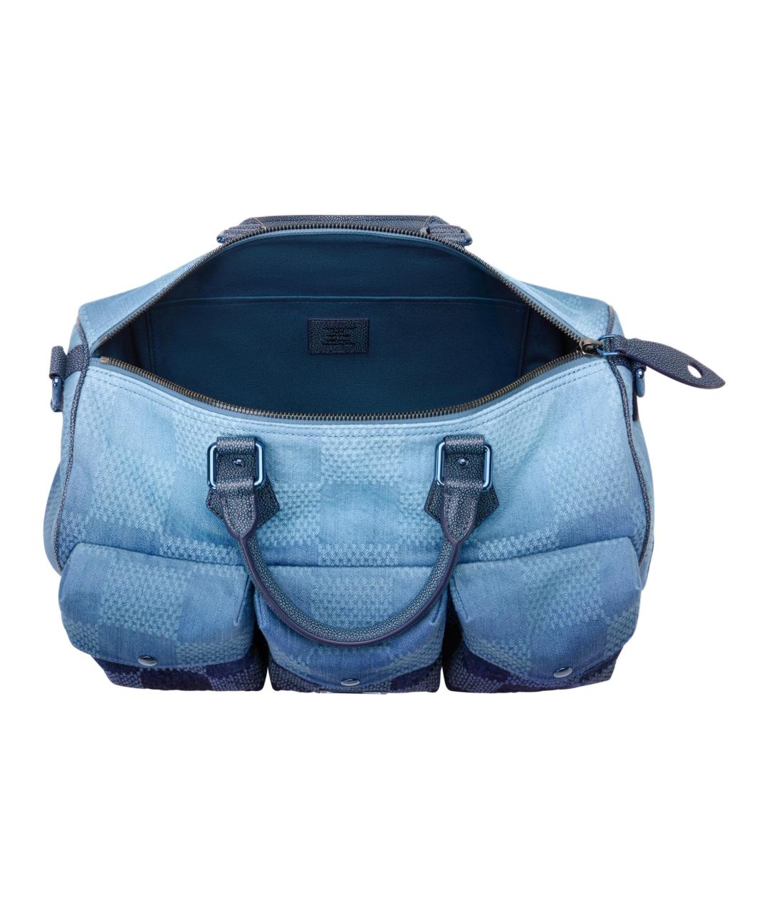 LOUIS VUITTON Синяя сумка на плечо, фото 4