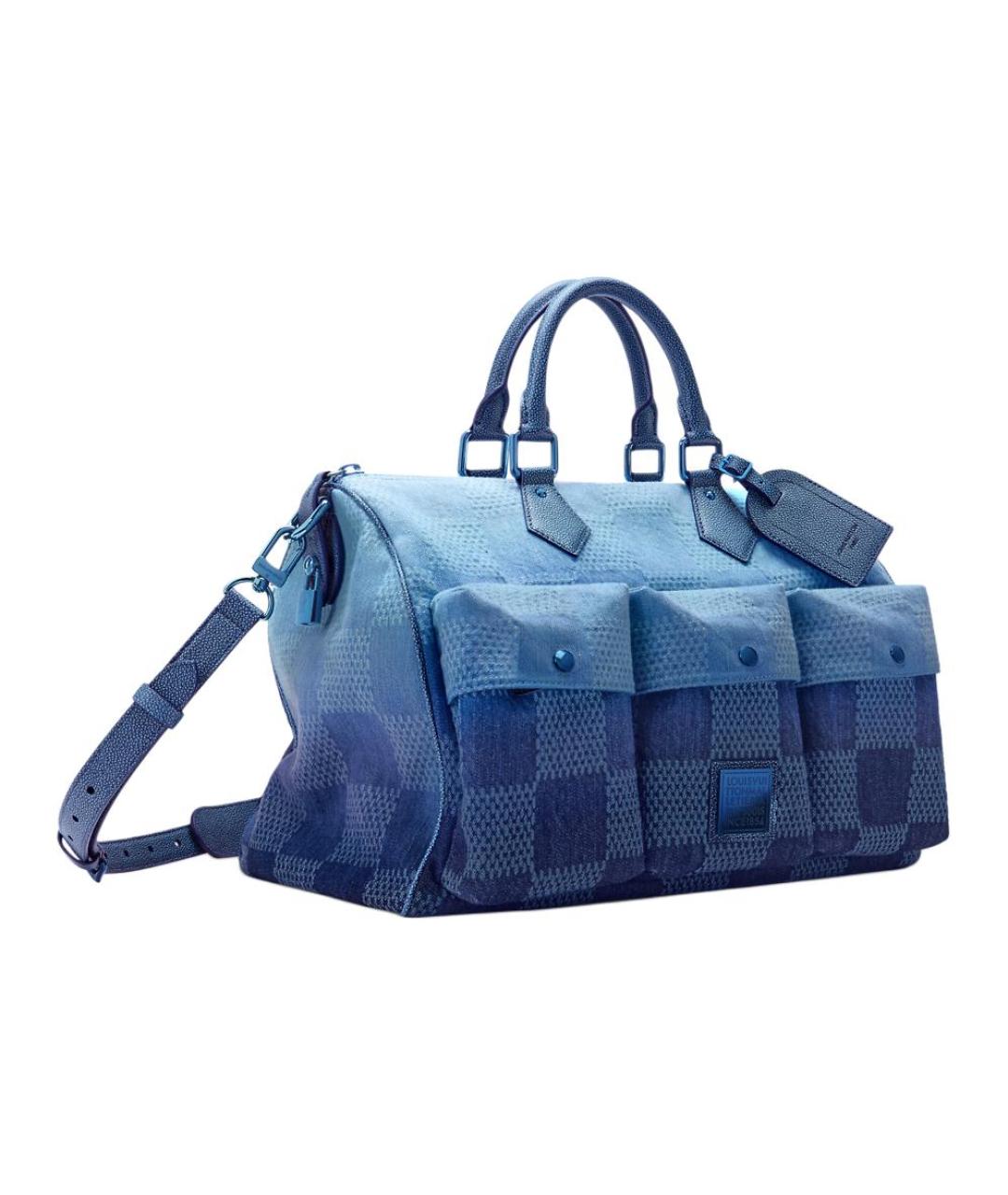 LOUIS VUITTON Синяя сумка на плечо, фото 2