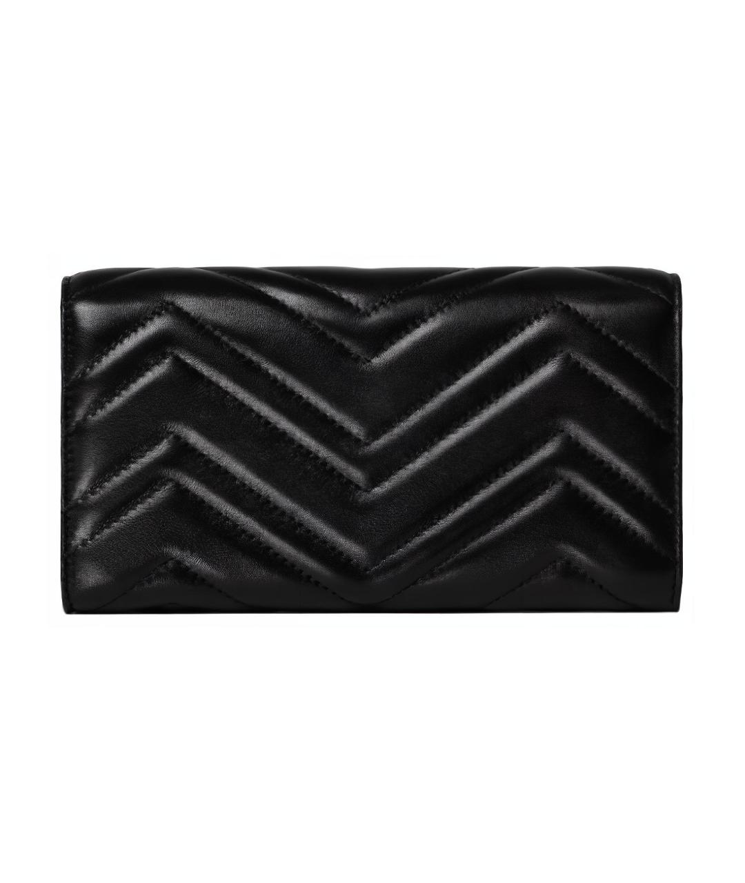 GUCCI Черный кожаный кошелек, фото 3