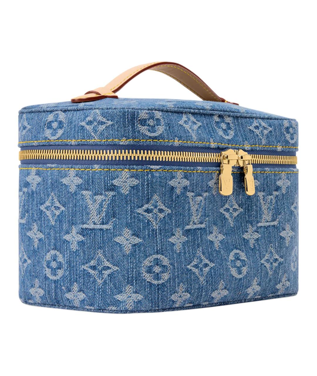 LOUIS VUITTON Синяя косметичка, фото 2