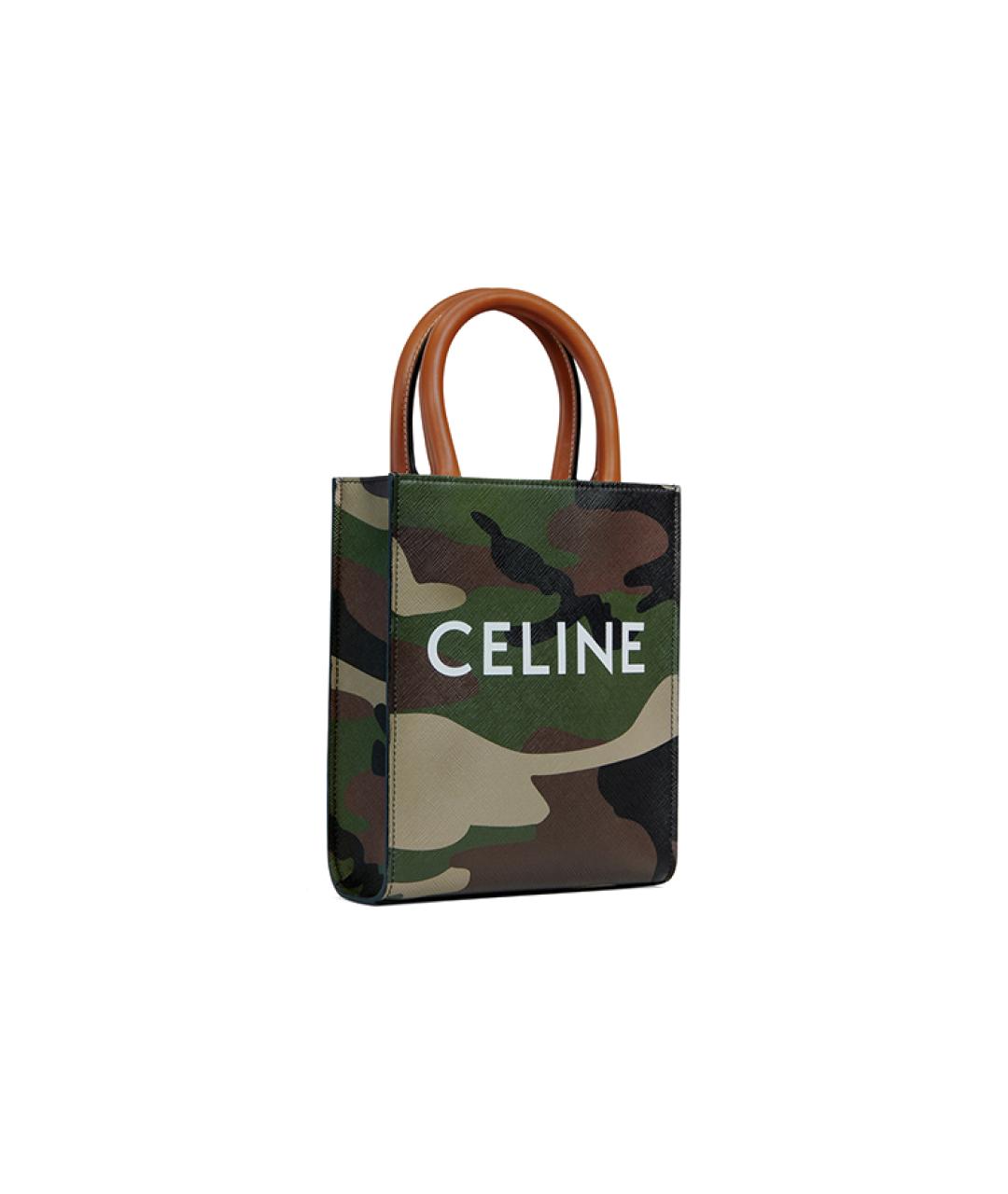 CELINE Зеленая сумка через плечо, фото 2