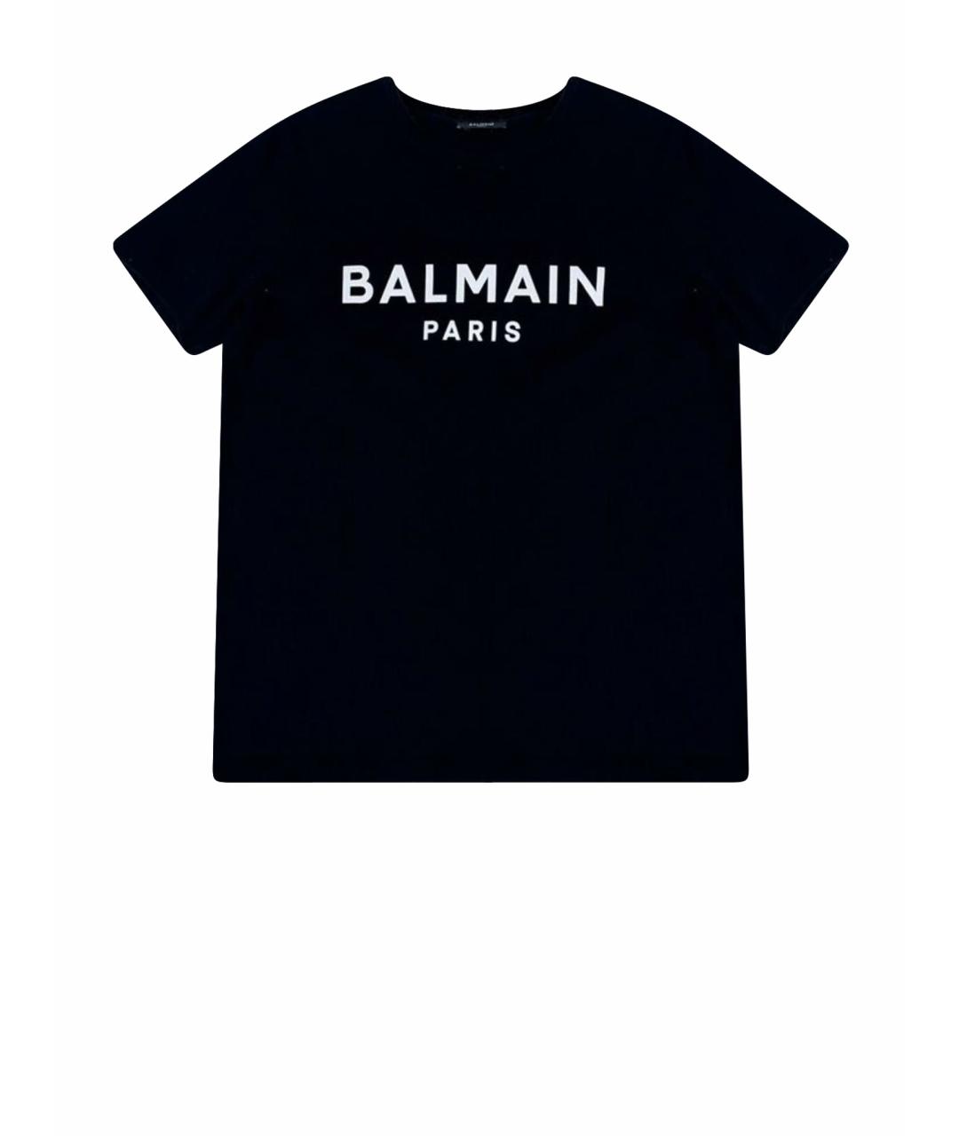 BALMAIN Черная футболка, фото 1