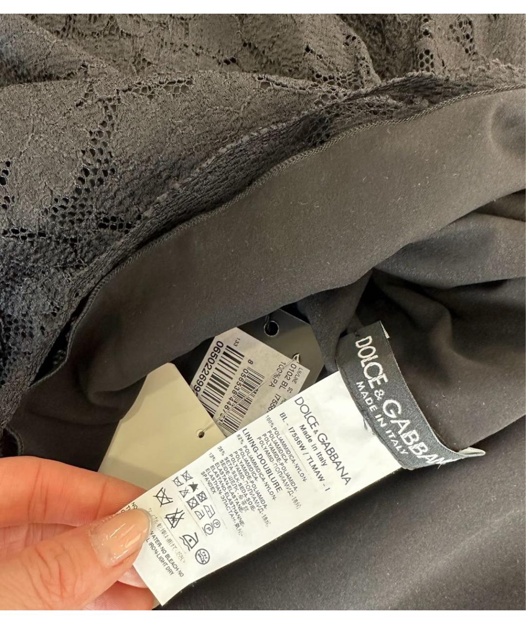 DOLCE&GABBANA Антрацитовая рубашка, фото 4