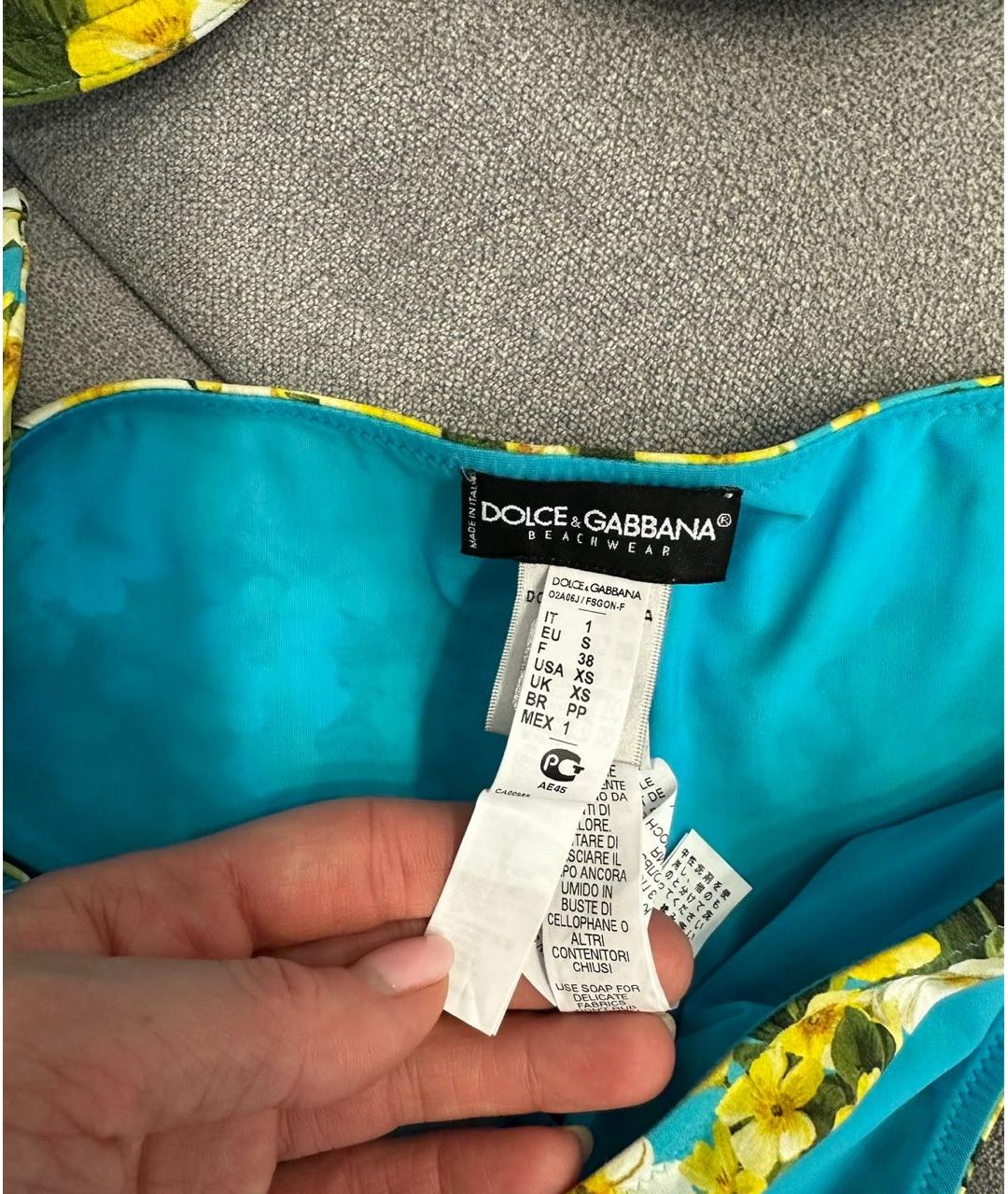 DOLCE&GABBANA Мульти купальник, фото 3