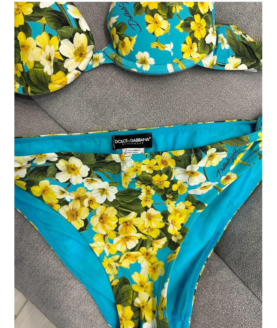 DOLCE&GABBANA Мульти купальник, фото 2