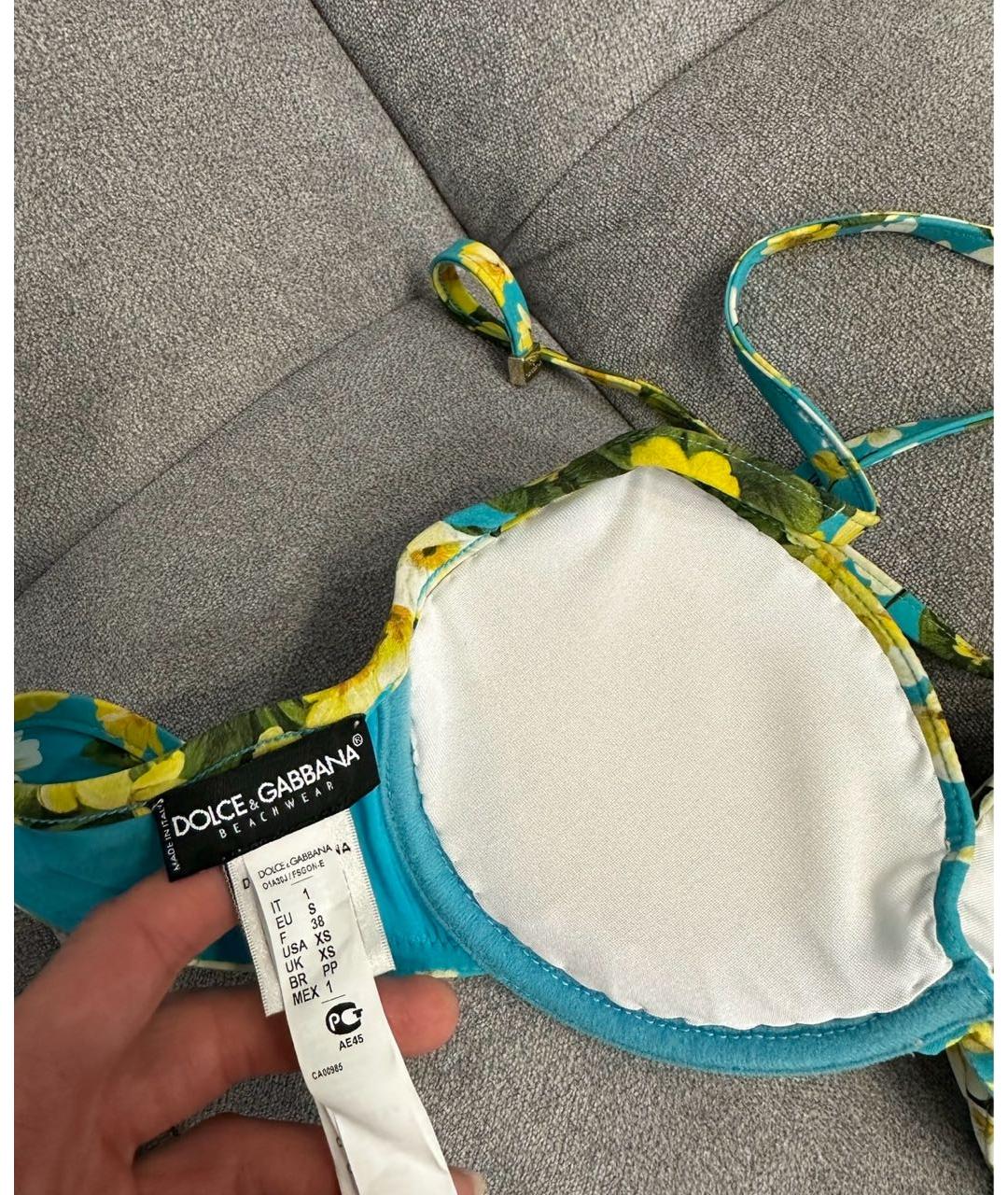 DOLCE&GABBANA Мульти купальник, фото 5