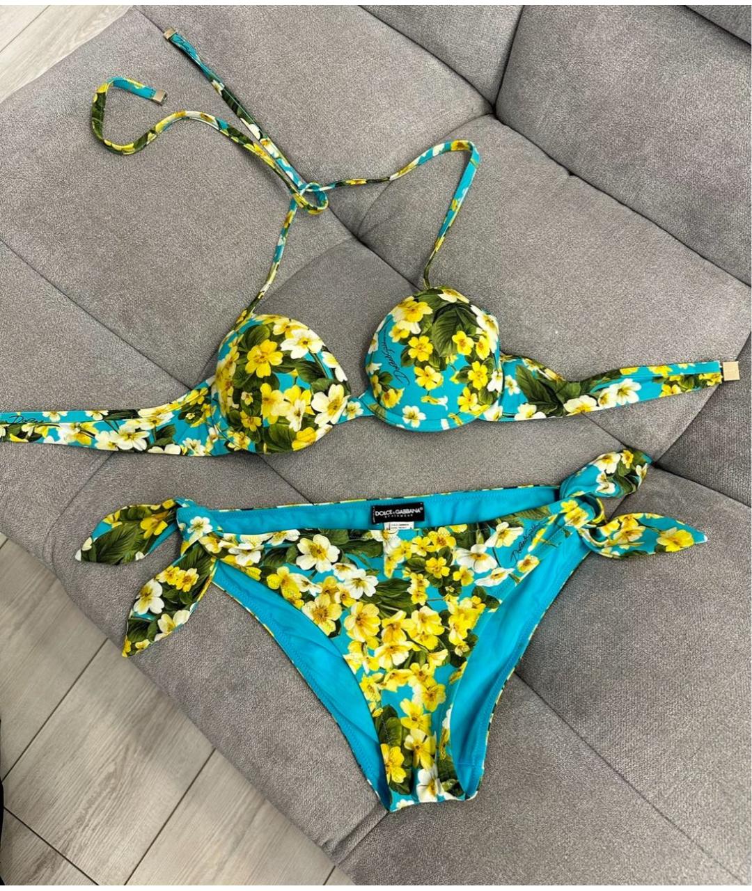 DOLCE&GABBANA Мульти купальник, фото 6