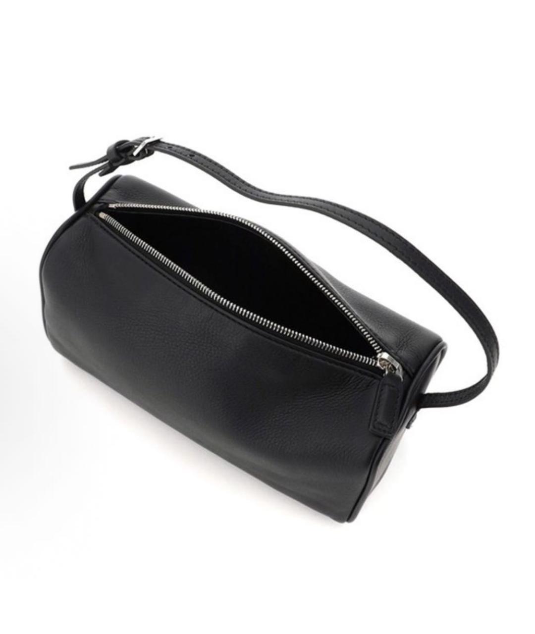 THE ROW Черная кожаная сумка через плечо, фото 3