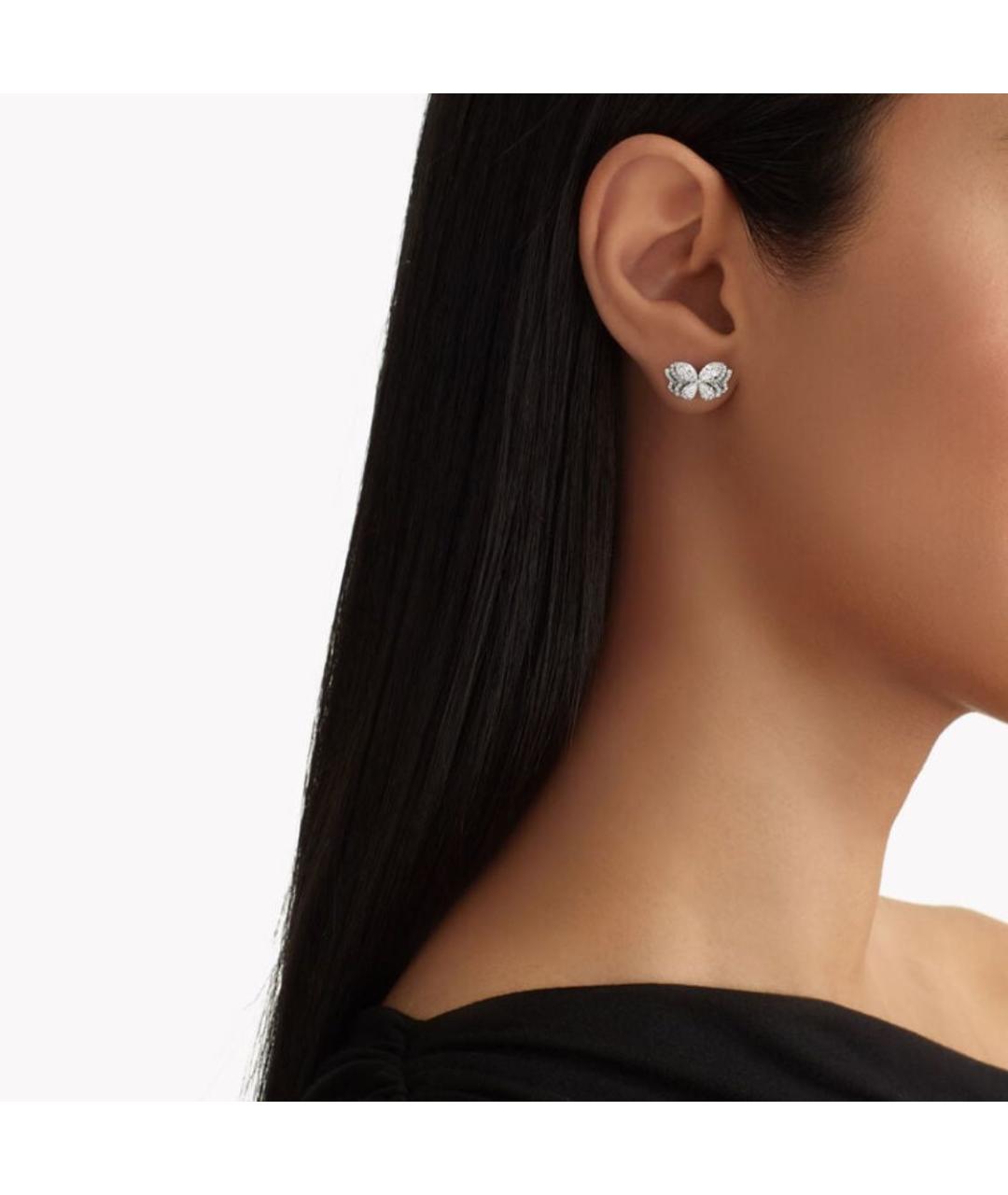 GRAFF Серебряные серьги из белого золота, фото 2