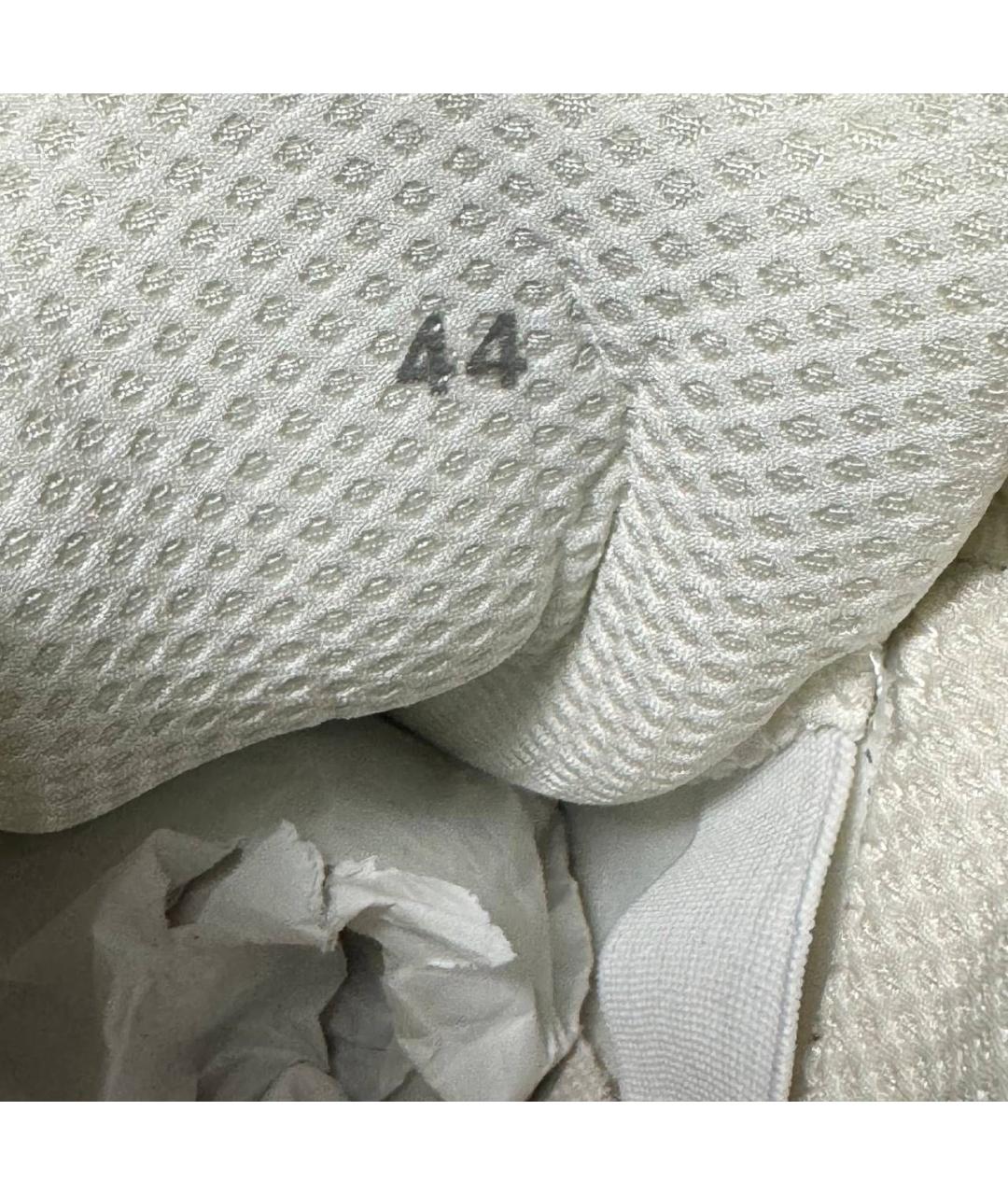 RAF SIMONS Белые текстильные низкие кроссовки / кеды, фото 6