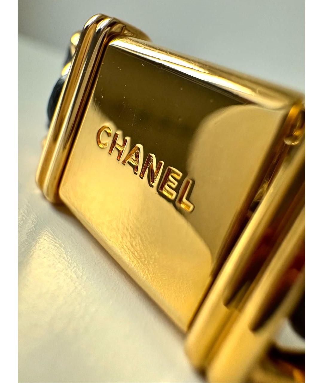 CHANEL Золотые позолоченные часы, фото 8