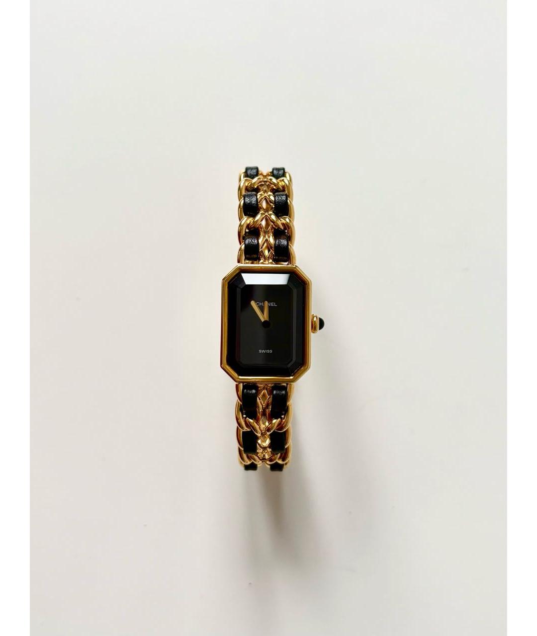 CHANEL Золотые позолоченные часы, фото 2