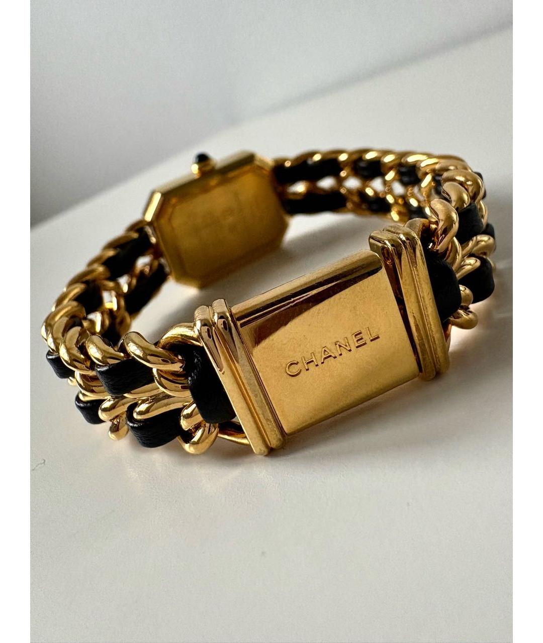 CHANEL Золотые позолоченные часы, фото 5