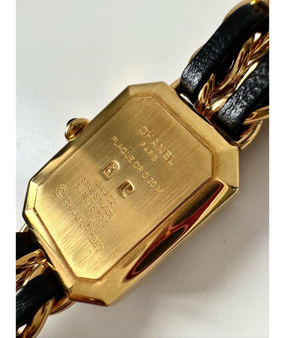 CHANEL Золотые позолоченные часы, фото 7