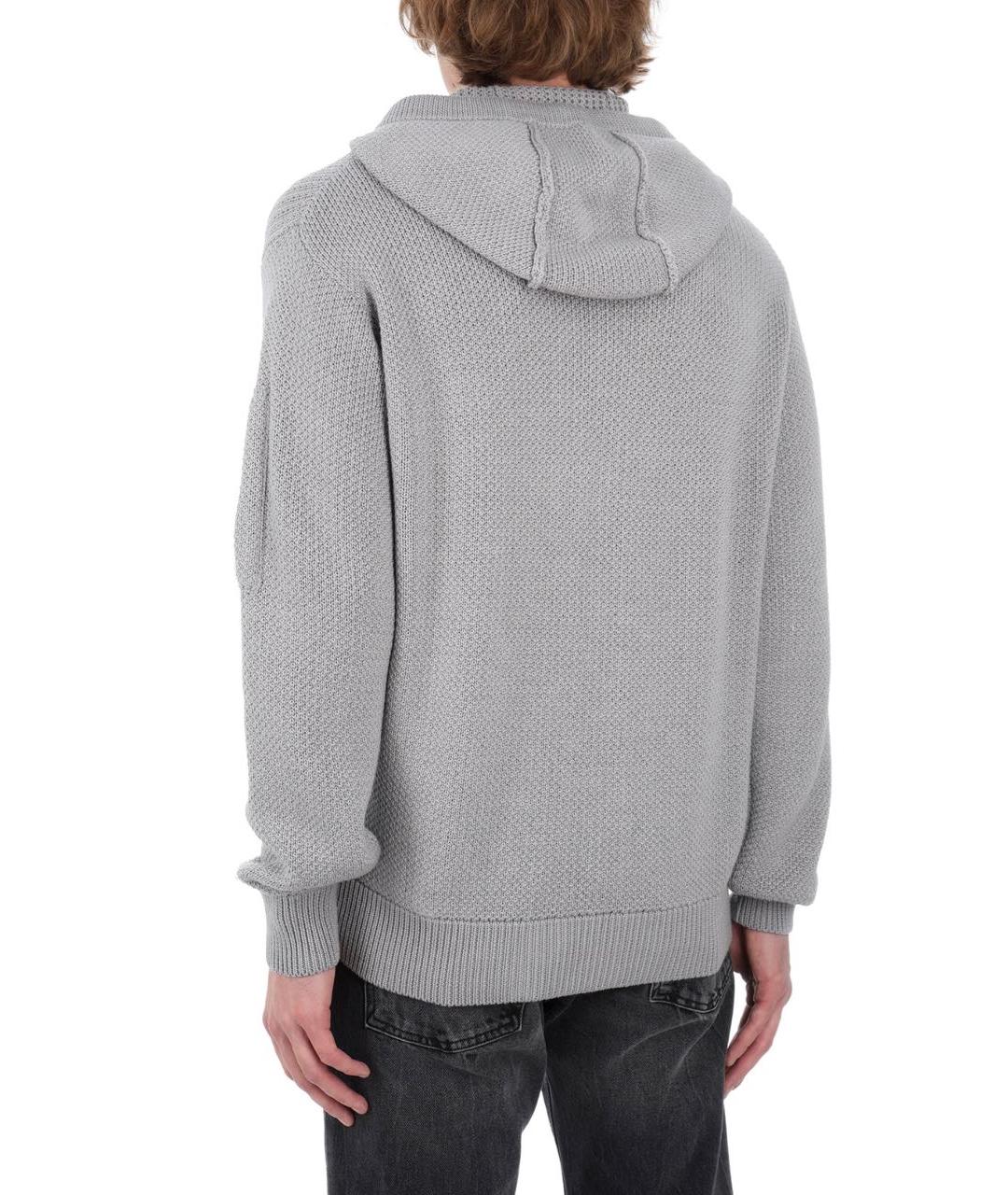 CP COMPANY Серый шерстяной кардиган, фото 2