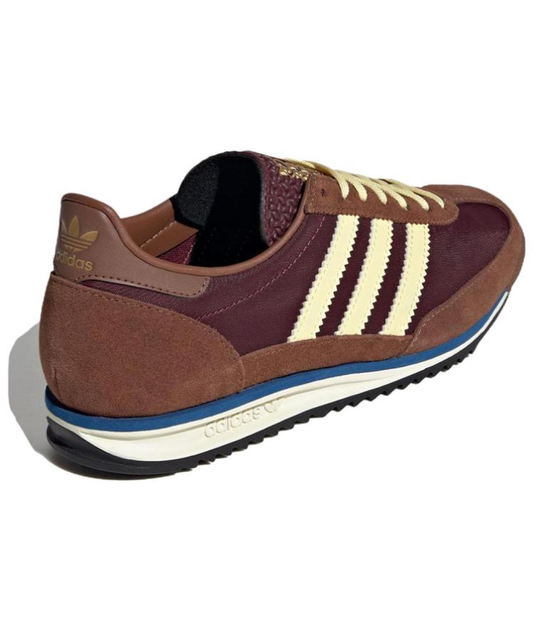 ADIDAS Коричневые замшевые кроссовки, фото 4