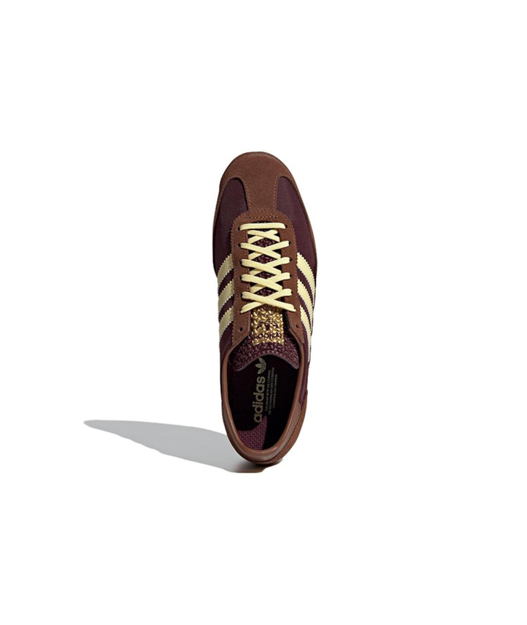 ADIDAS Коричневые замшевые кроссовки, фото 6