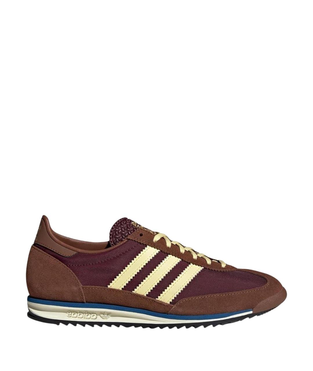 ADIDAS Коричневые замшевые кроссовки, фото 1