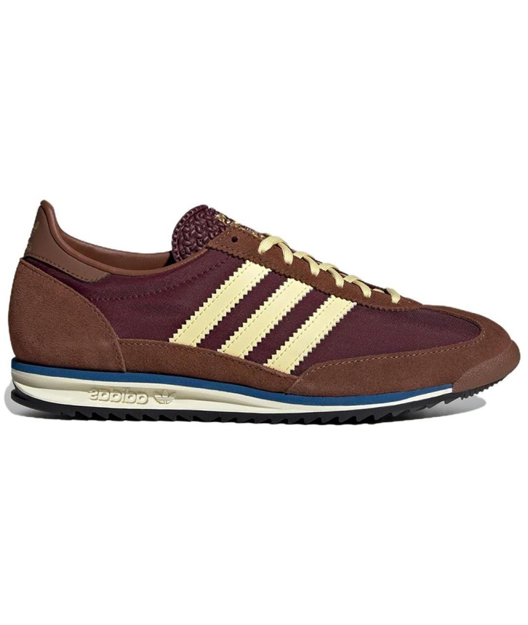 ADIDAS Коричневые замшевые кроссовки, фото 8