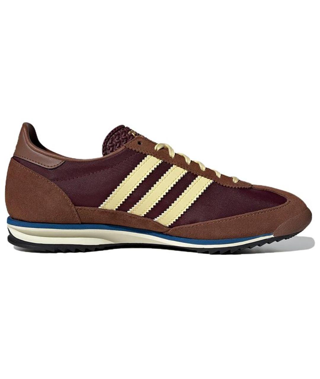 ADIDAS Коричневые замшевые кроссовки, фото 2