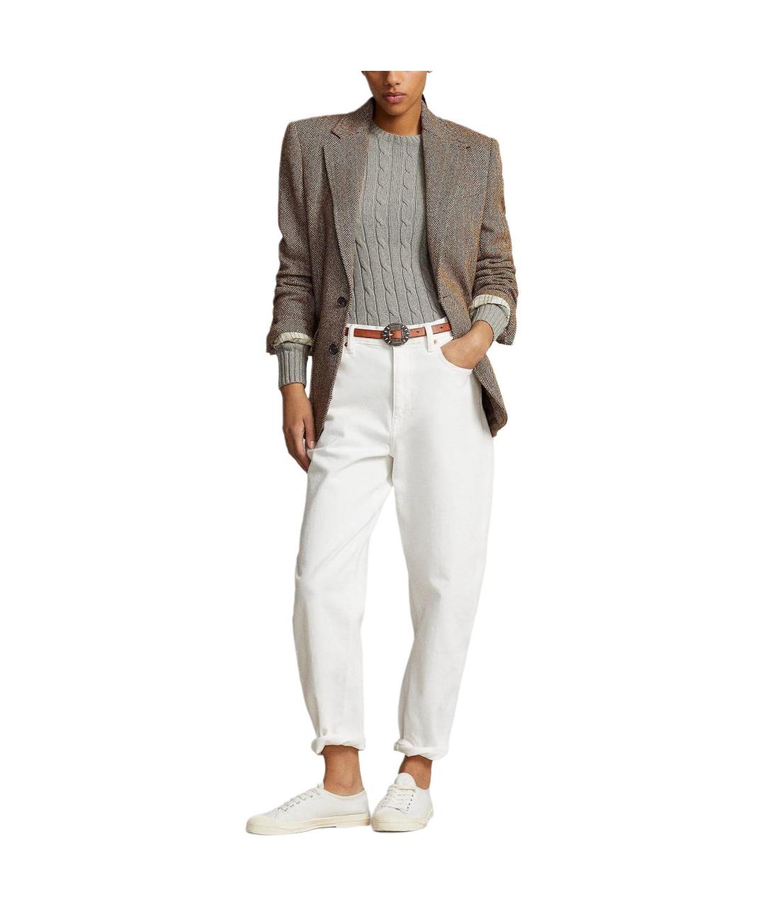 POLO RALPH LAUREN Серый джемпер / свитер, фото 3