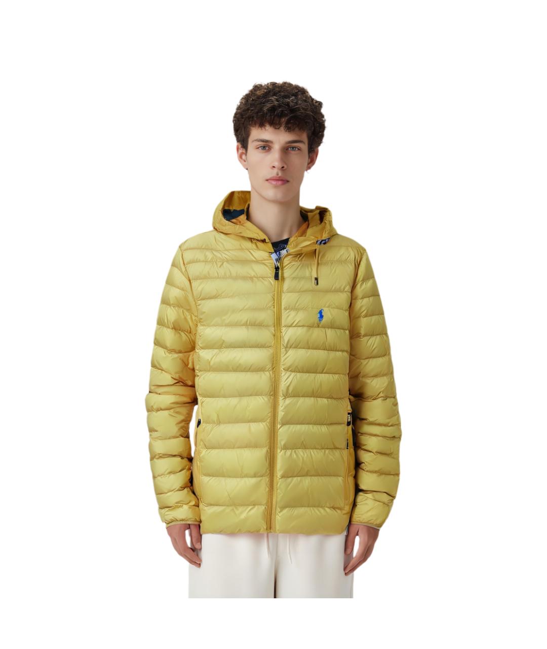 POLO RALPH LAUREN Желтый пуховик, фото 3