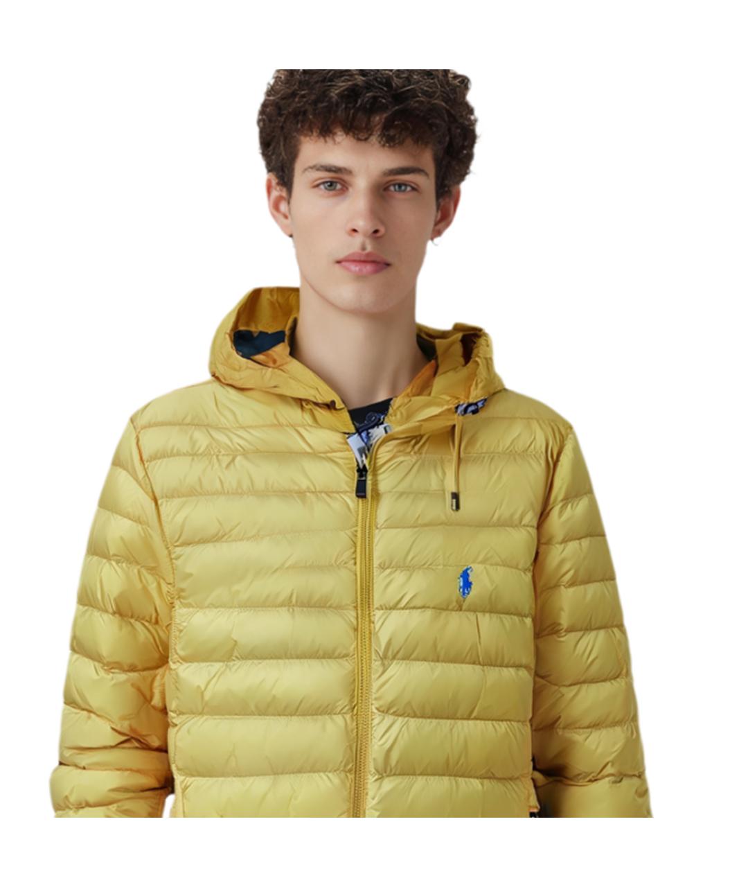 POLO RALPH LAUREN Желтый пуховик, фото 4