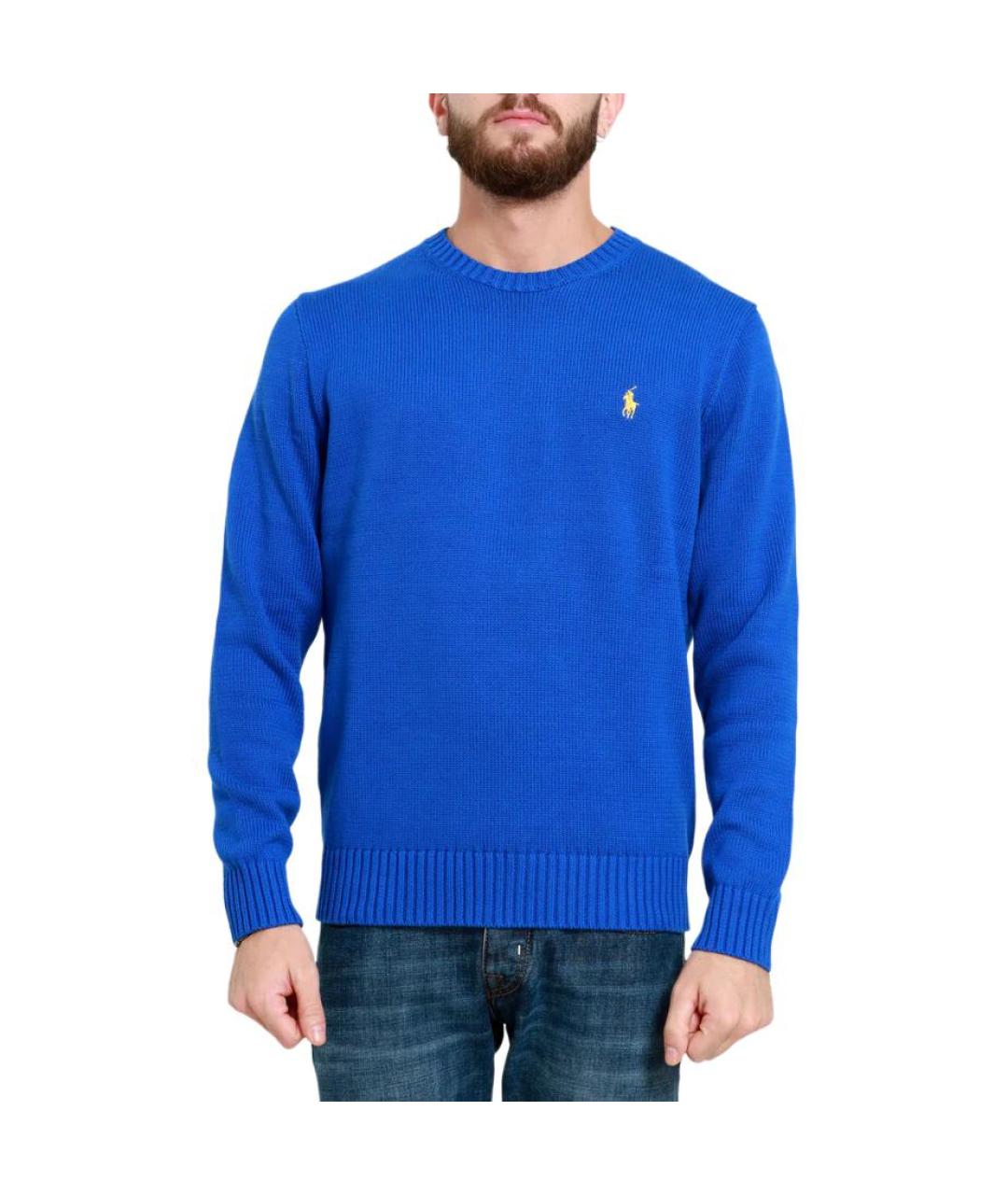 POLO RALPH LAUREN Синий джемпер / свитер, фото 4
