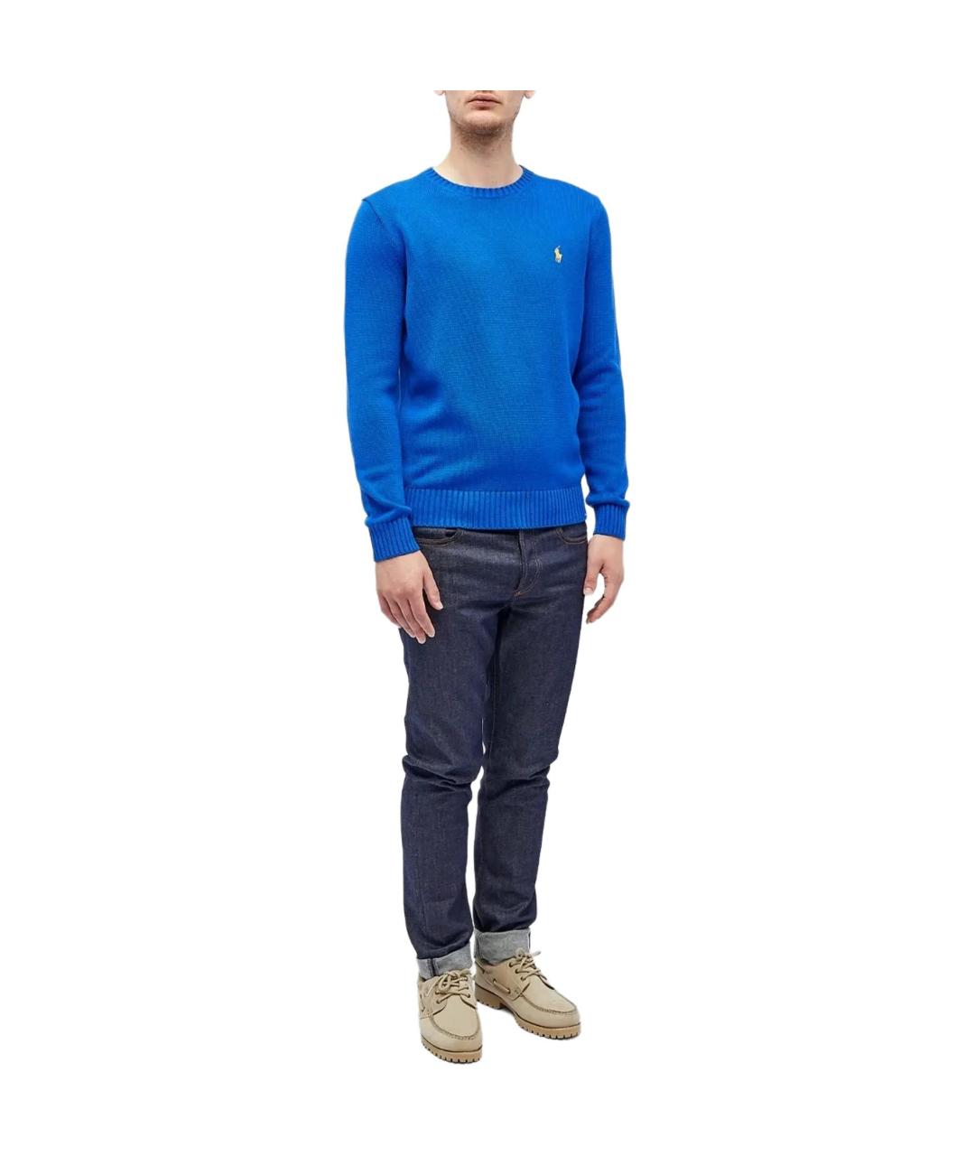 POLO RALPH LAUREN Синий джемпер / свитер, фото 2